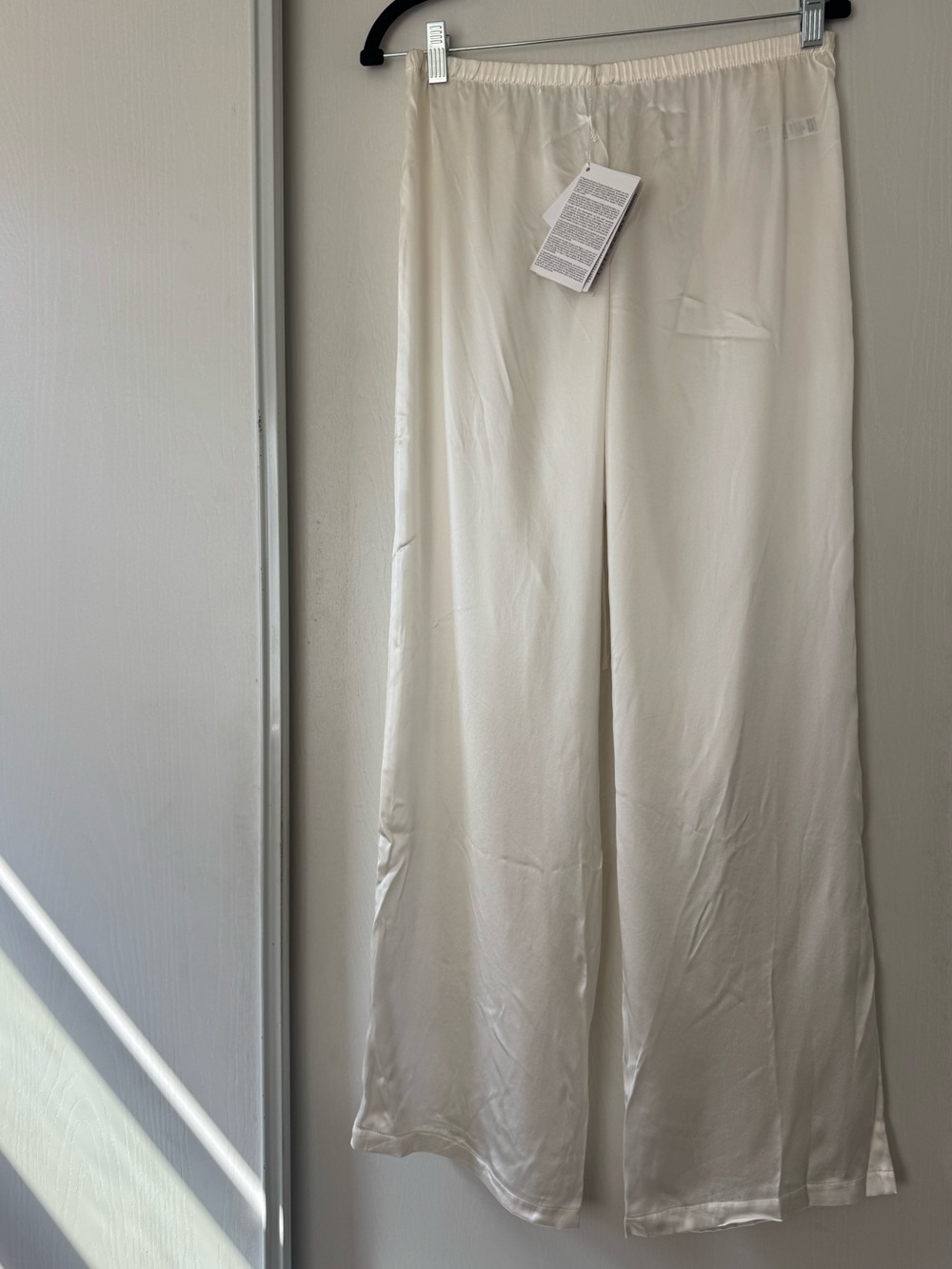 La Perla Cream 100% silk pants - Picture 3 of 6